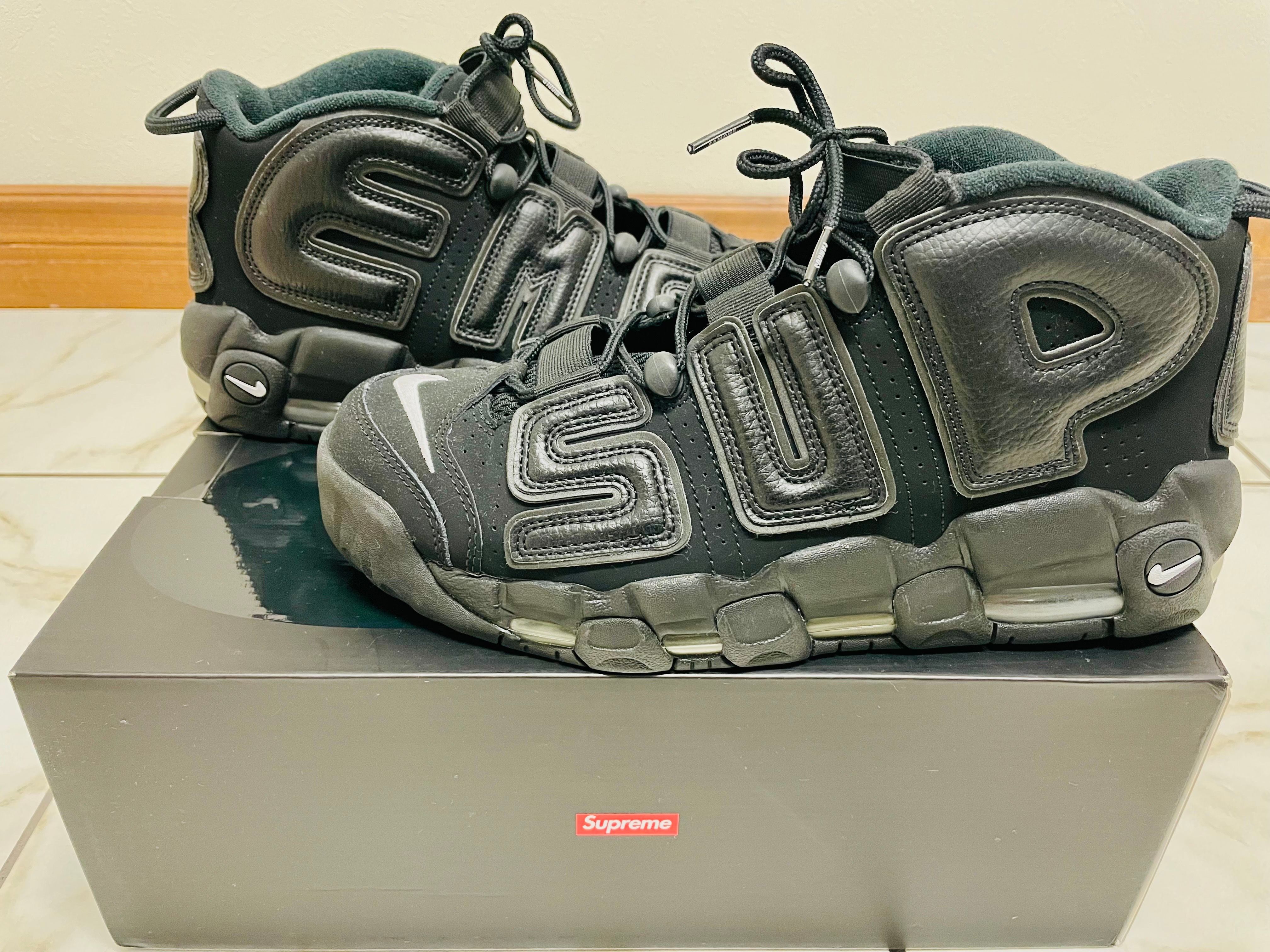 Supreme × Nike Air More Uptempo "Black"