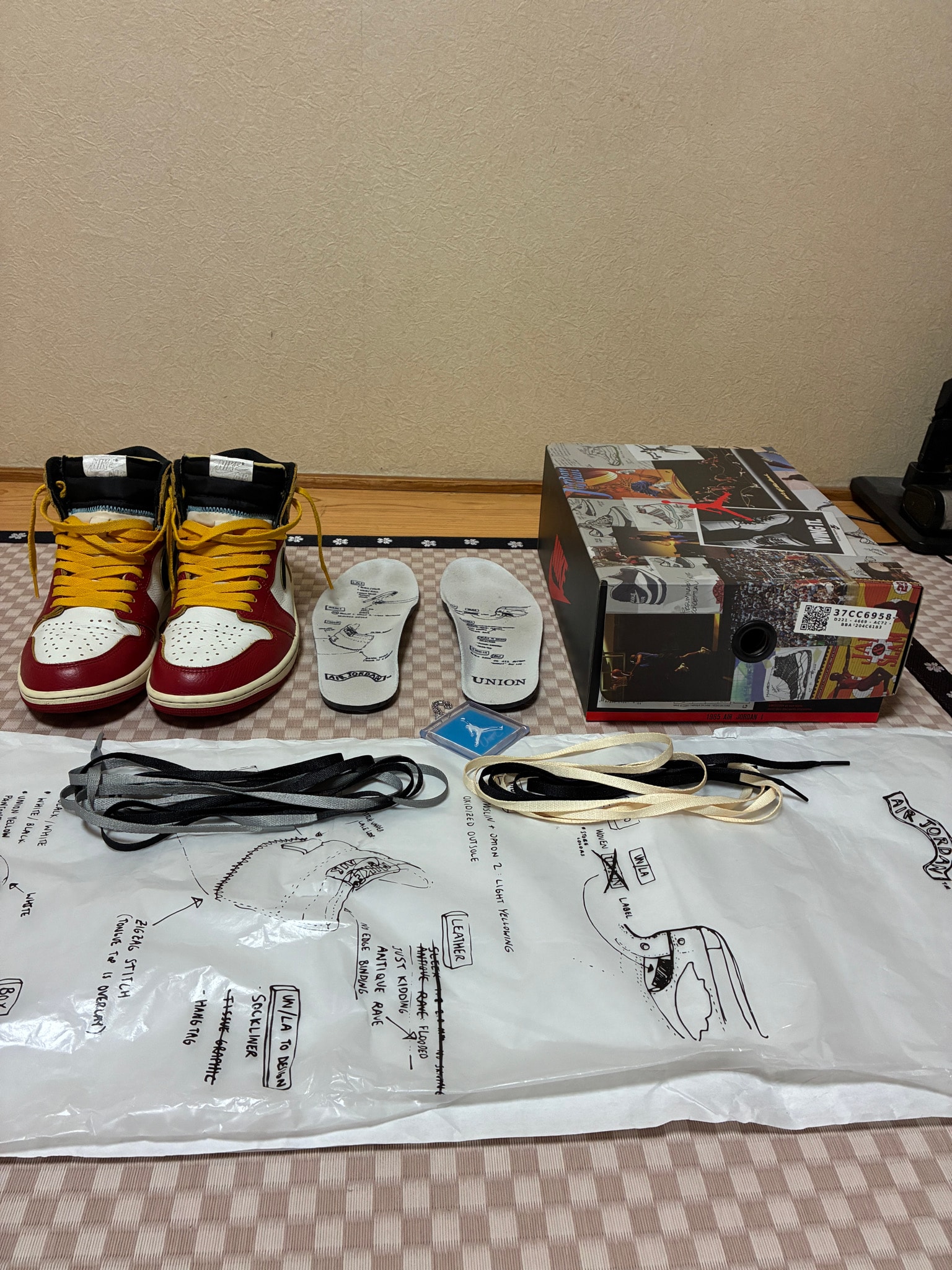 UNION × Nike Air Jordan 1 Retro High OG "Chicago/Shadow"