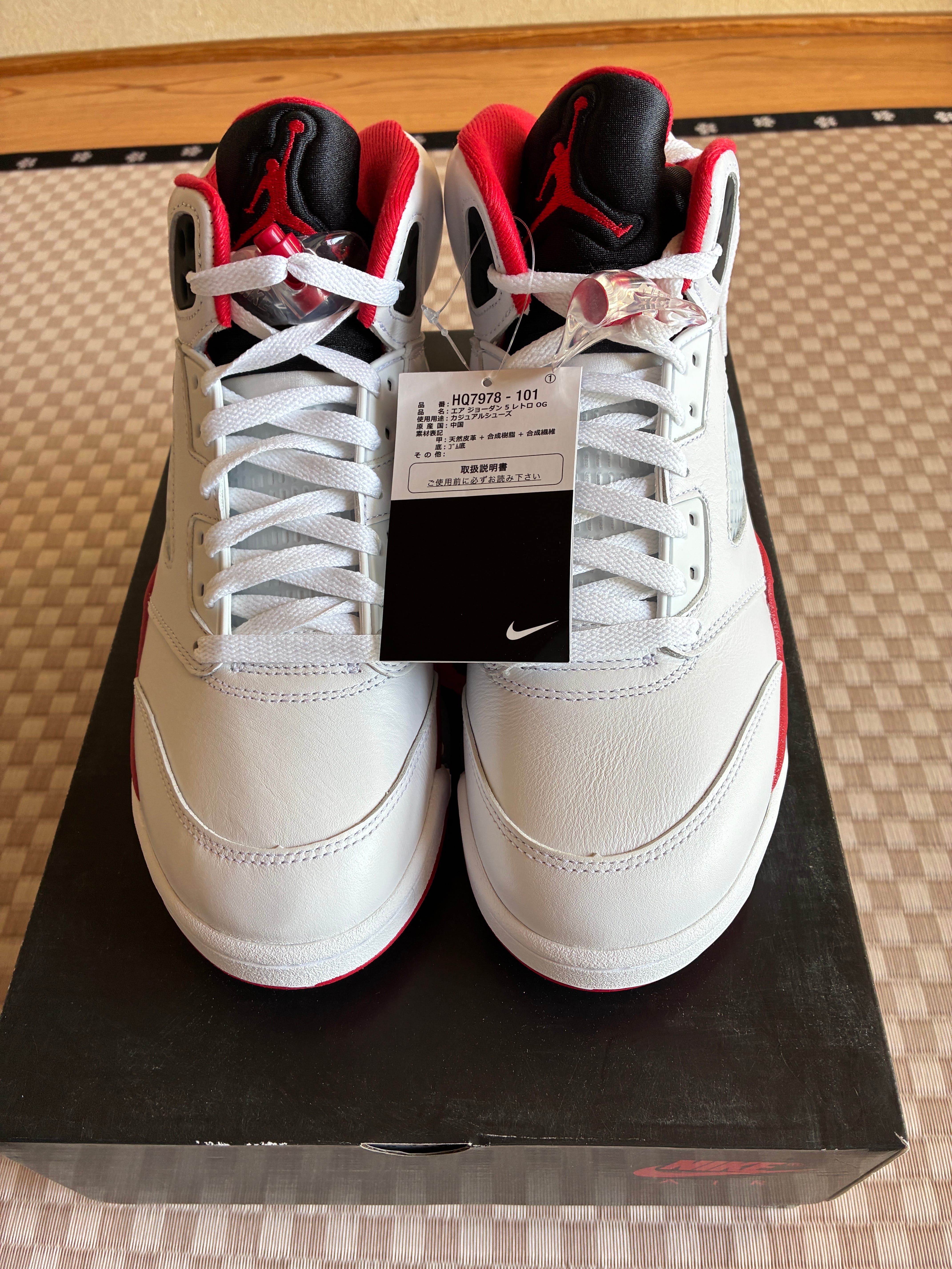 Nike Air Jordan 5 Retro OG "Fire Red/Black Tongue" (2025)