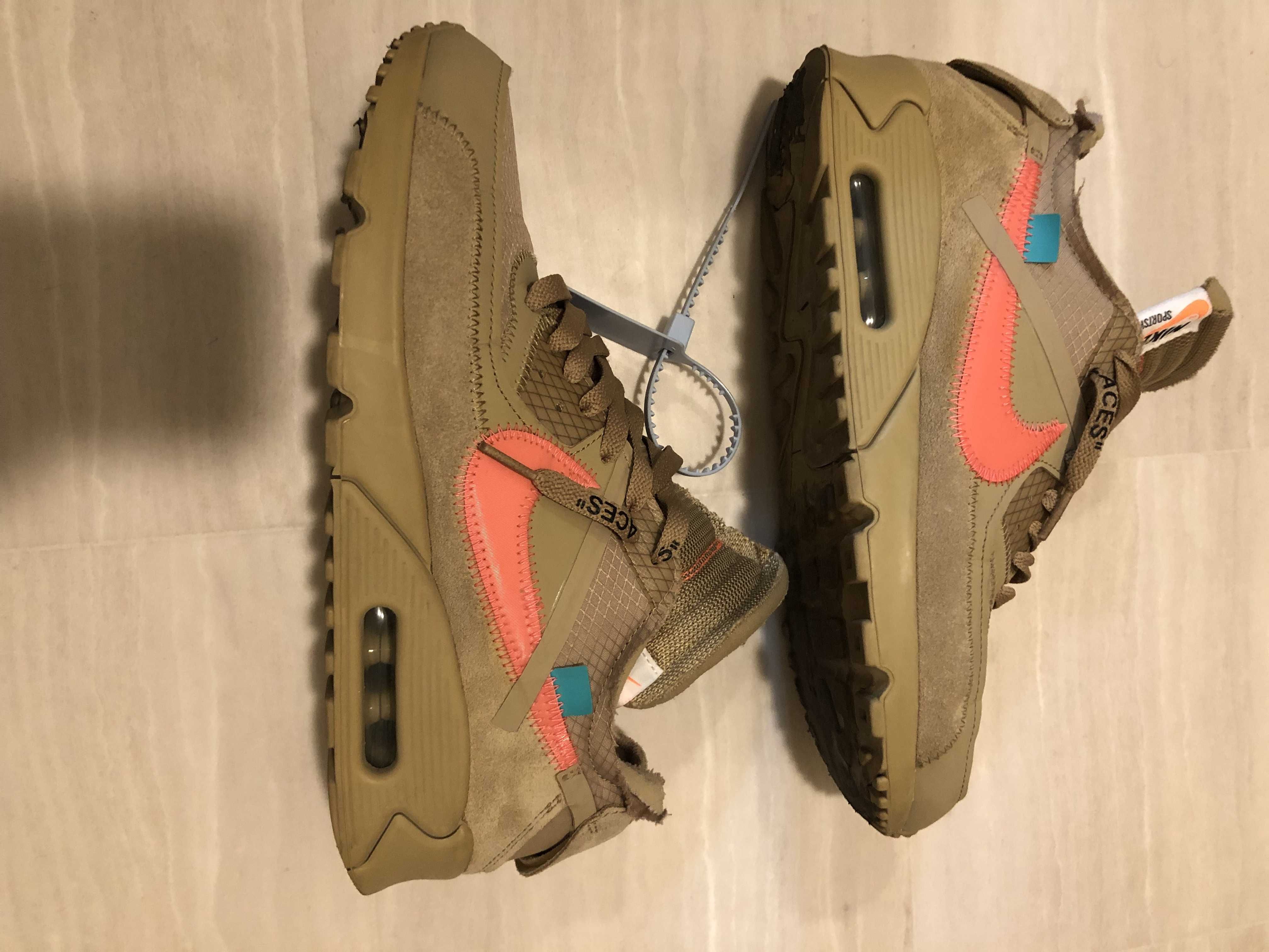 Off-White × Nike Air Max 90 "Desert Ore"