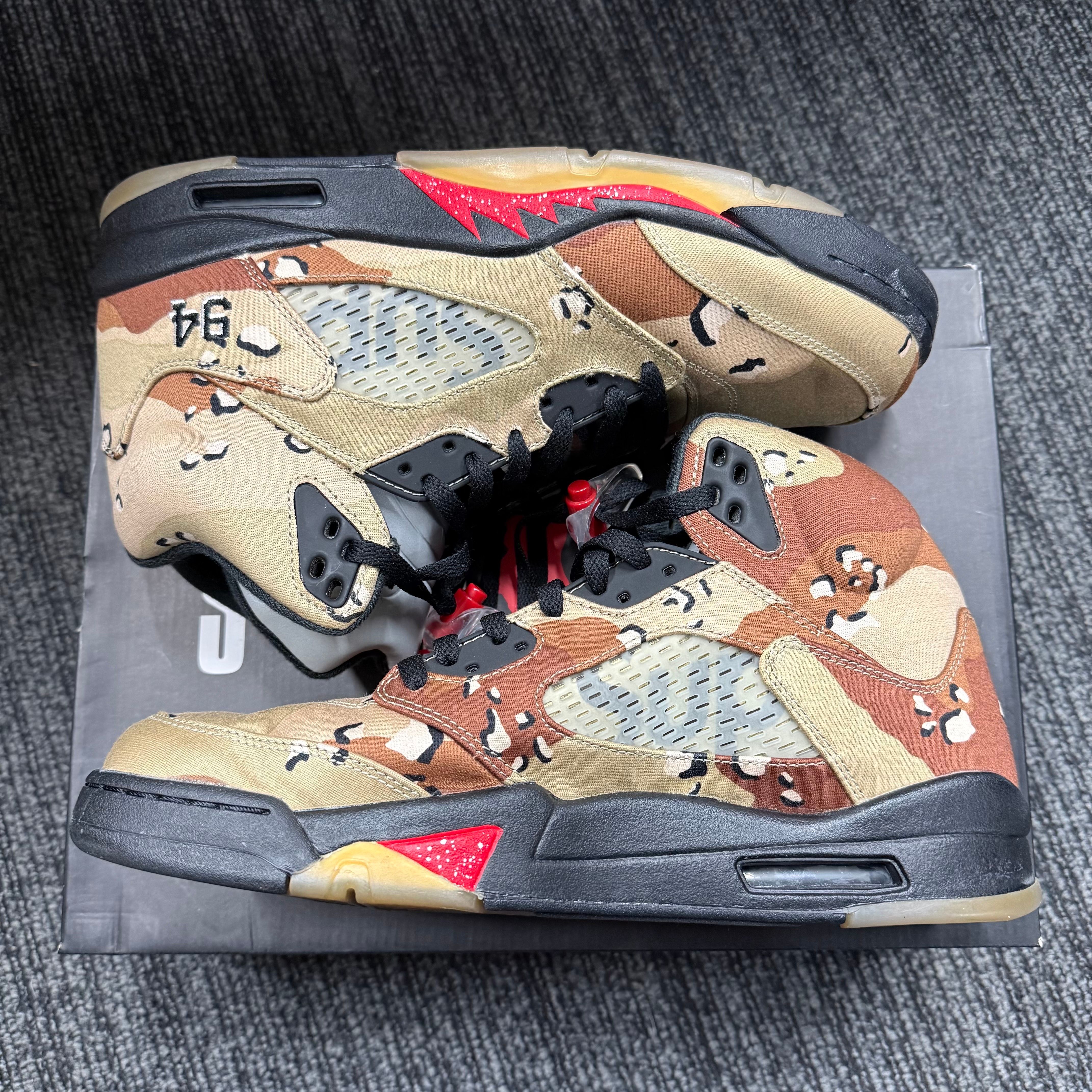 Supreme × Nike Air Jordan 5 Retro "Desert Camo"