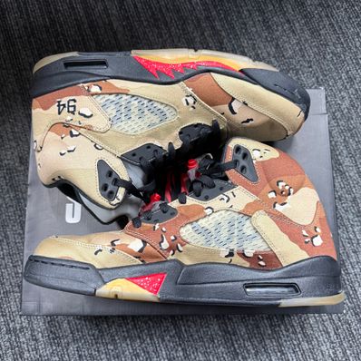 Supreme × Nike Air Jordan 5 Retro "Desert Camo"