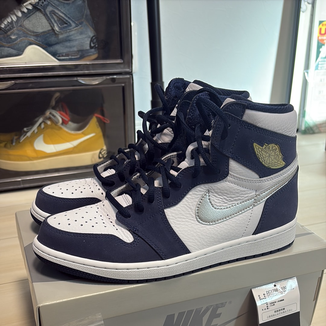 Nike Air Jordan 1 High OG CO.JP "White/Midnight Navy" (2020)(ブリーフケースなし)