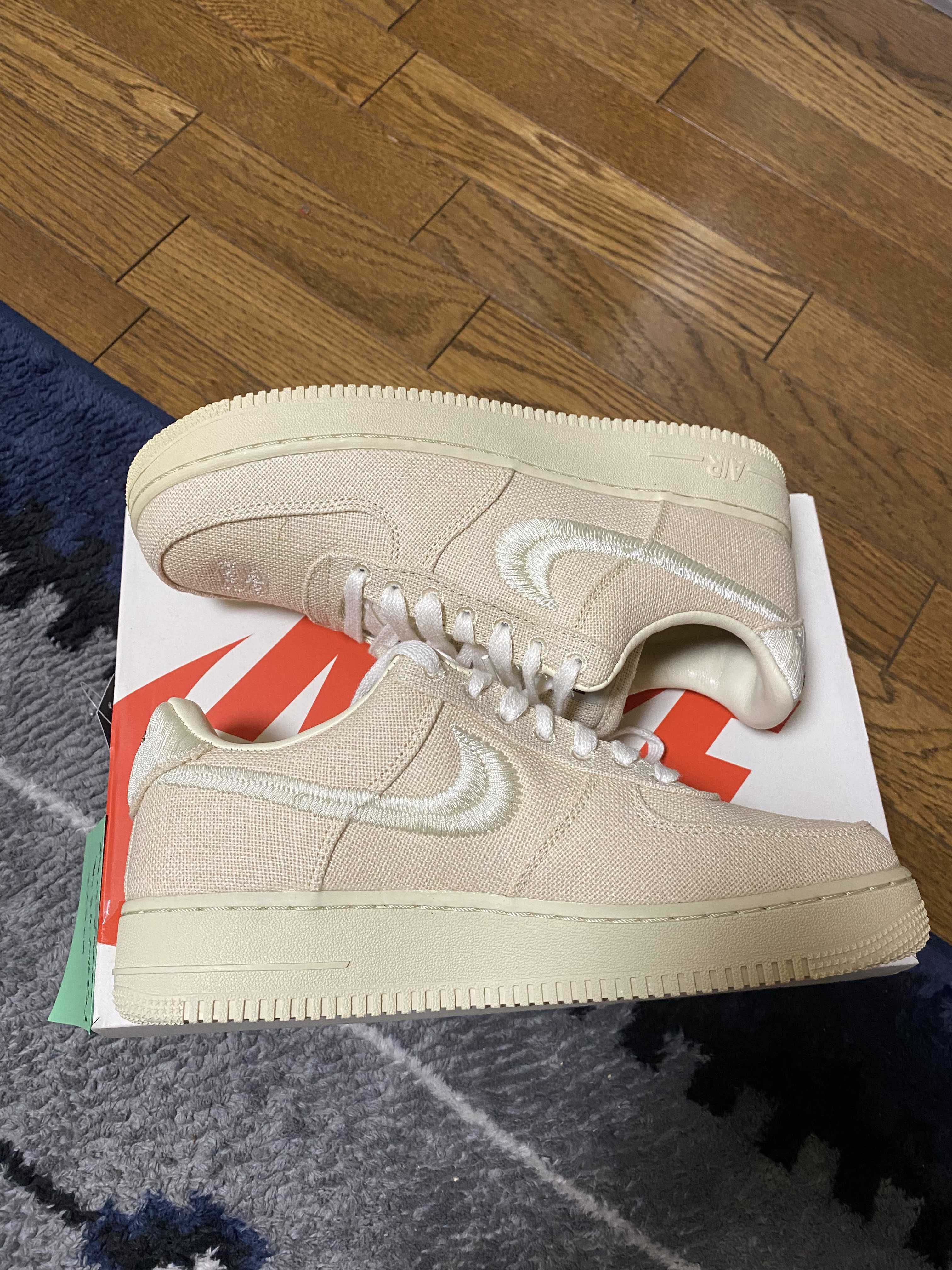 Stussy × Nike Air Force 1 Low "Fossil Stone"