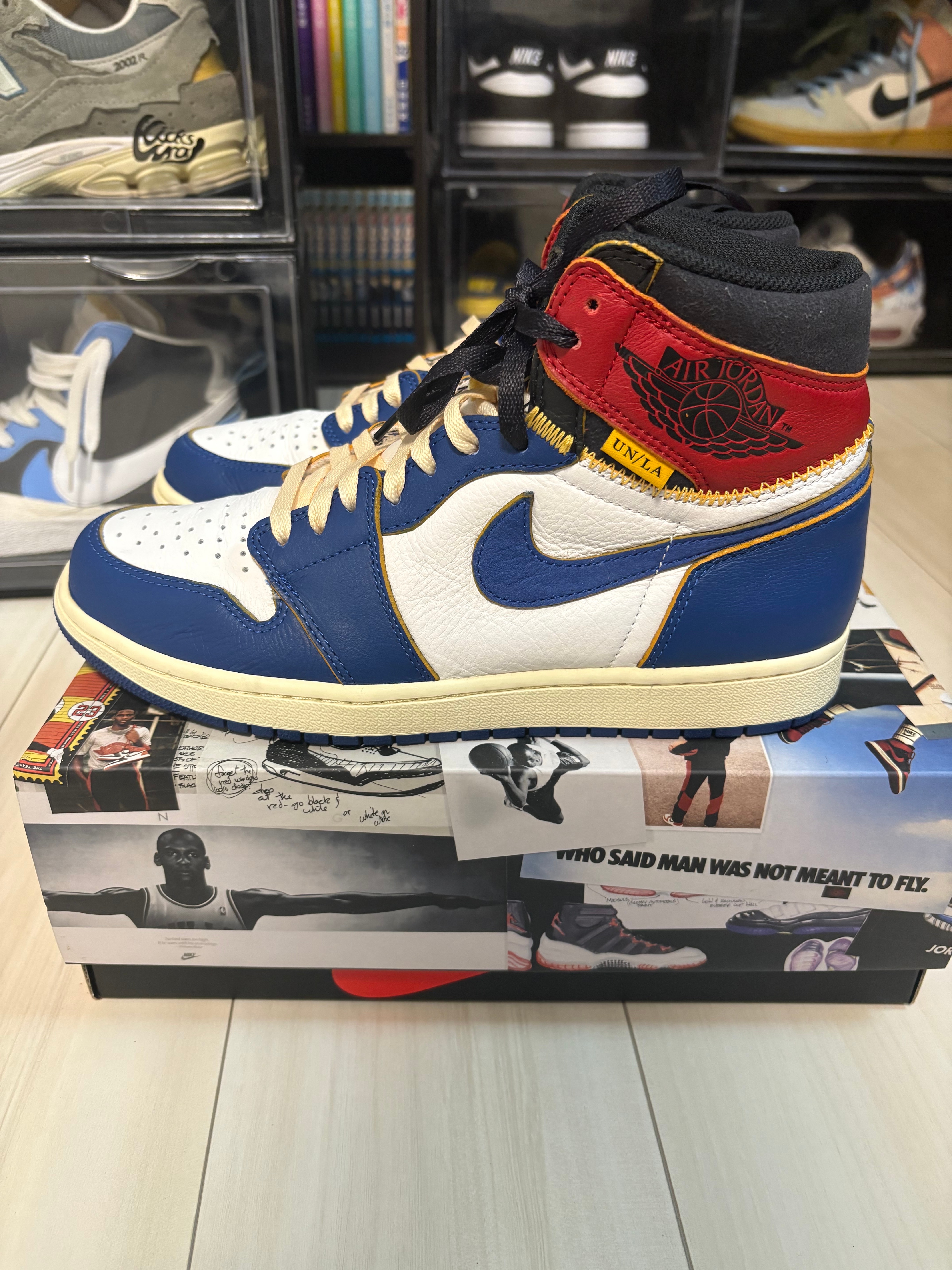 UNION × Nike Air Jordan 1 Retro High OG NRG "Storm Blue/Varsity Red"