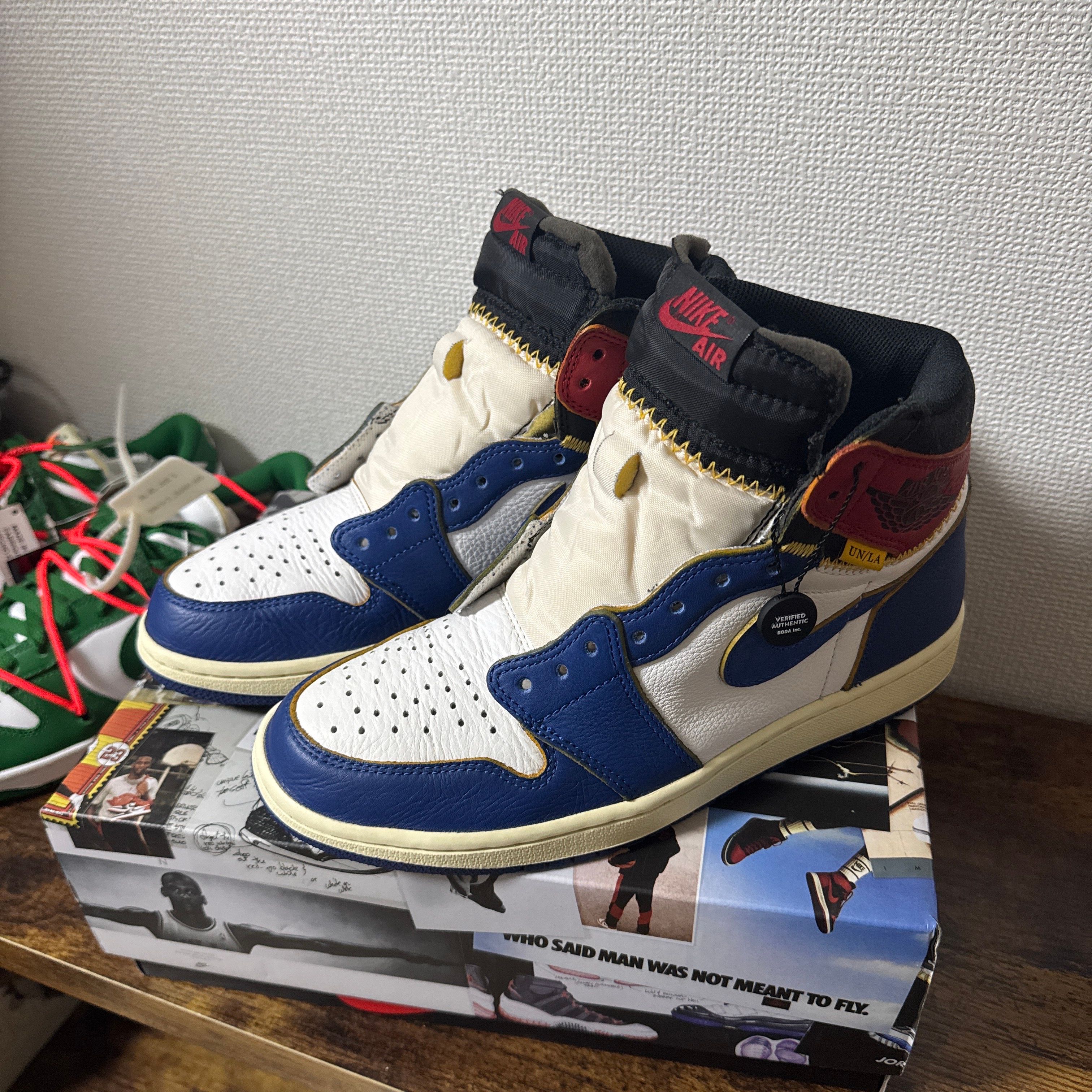 Union × Nike Air Jordan 1 Retro High OG NRG "Storm Blue/Varsity Red"