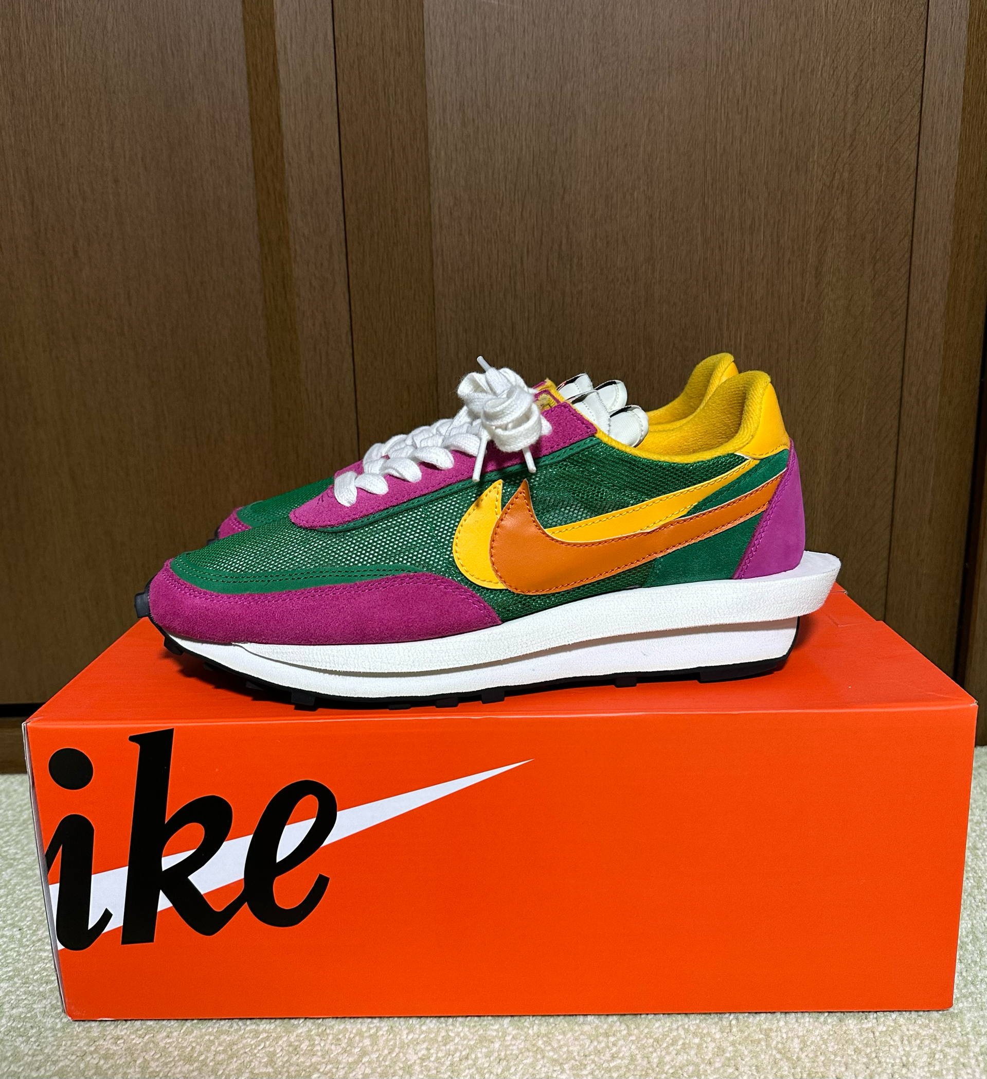 sacai × Nike LDV Waffle "Pine/Green"
