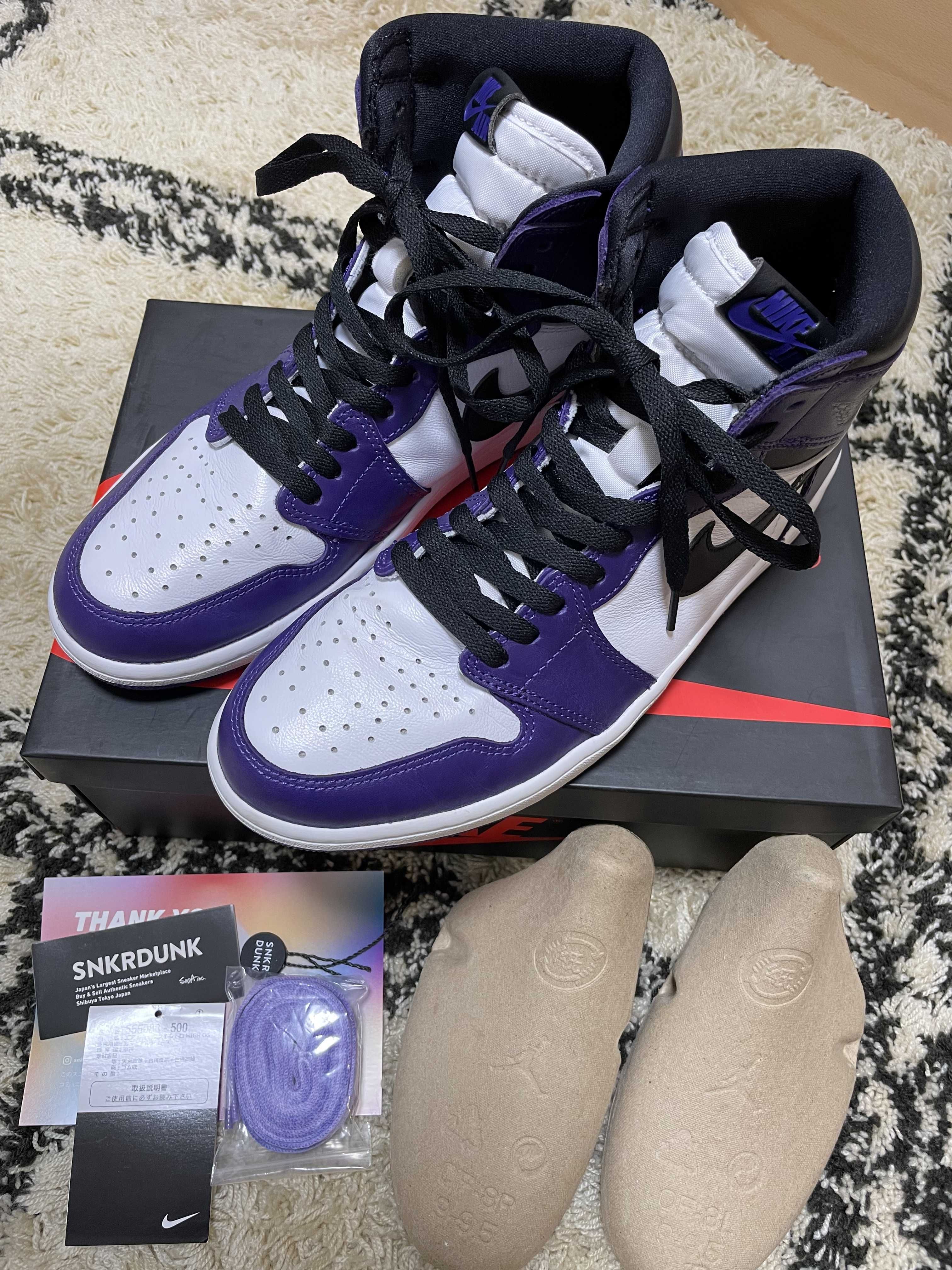 Nike Air Jordan 1 Retro High OG "Court Purple White/Black" (2020)