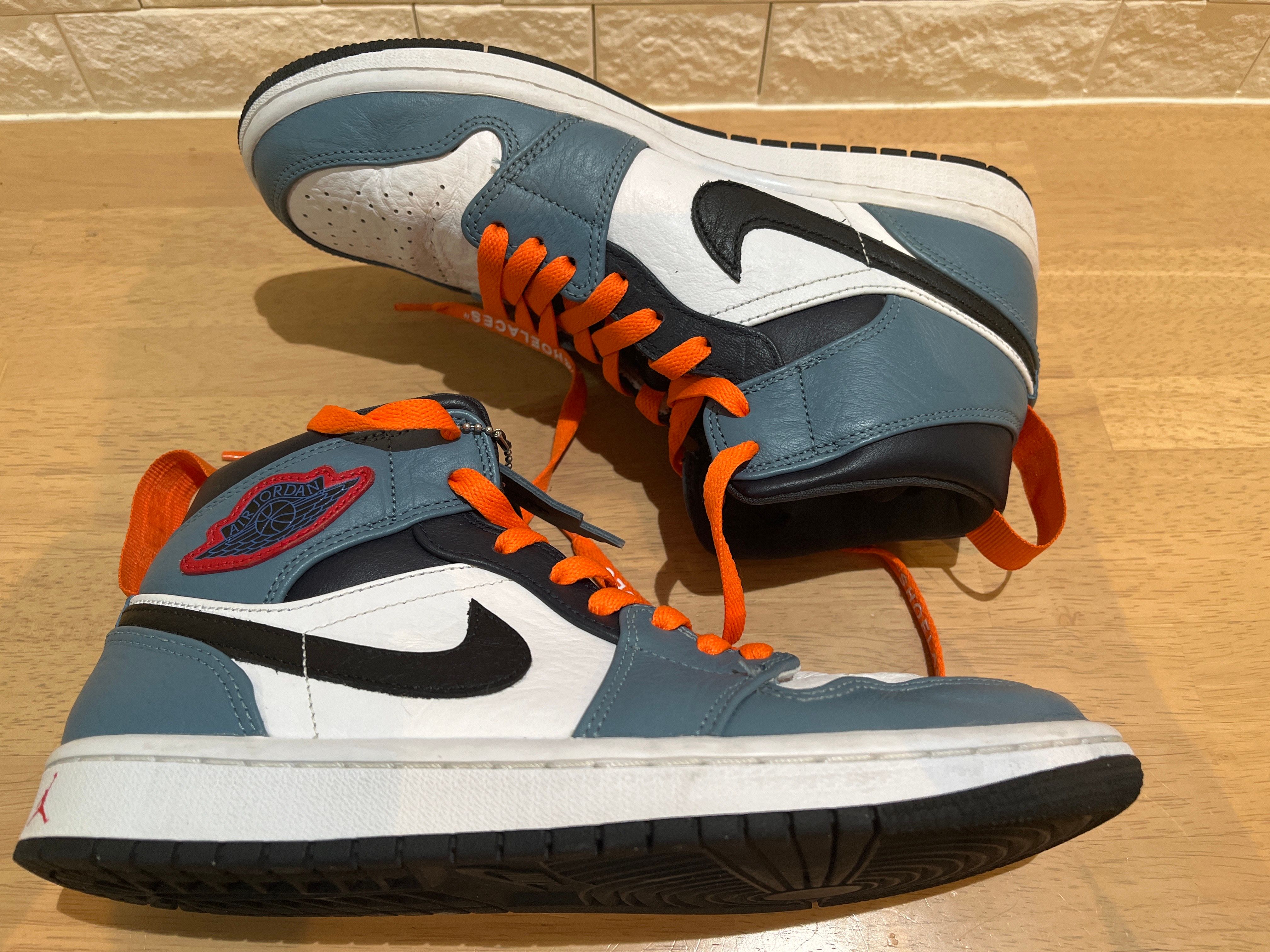 FACETASM × Nike Air Jordan 1 Mid "White/Navy"