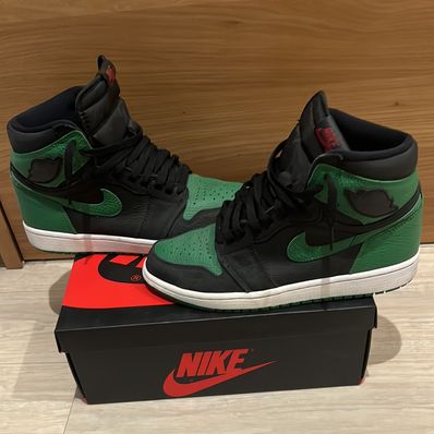 Nike Air Jordan 1 Retro High OG "Black/Pine Green" (2020)