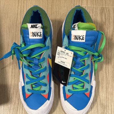 KAWS × sacai × Nike Blazer Low "Neptune Blue"
