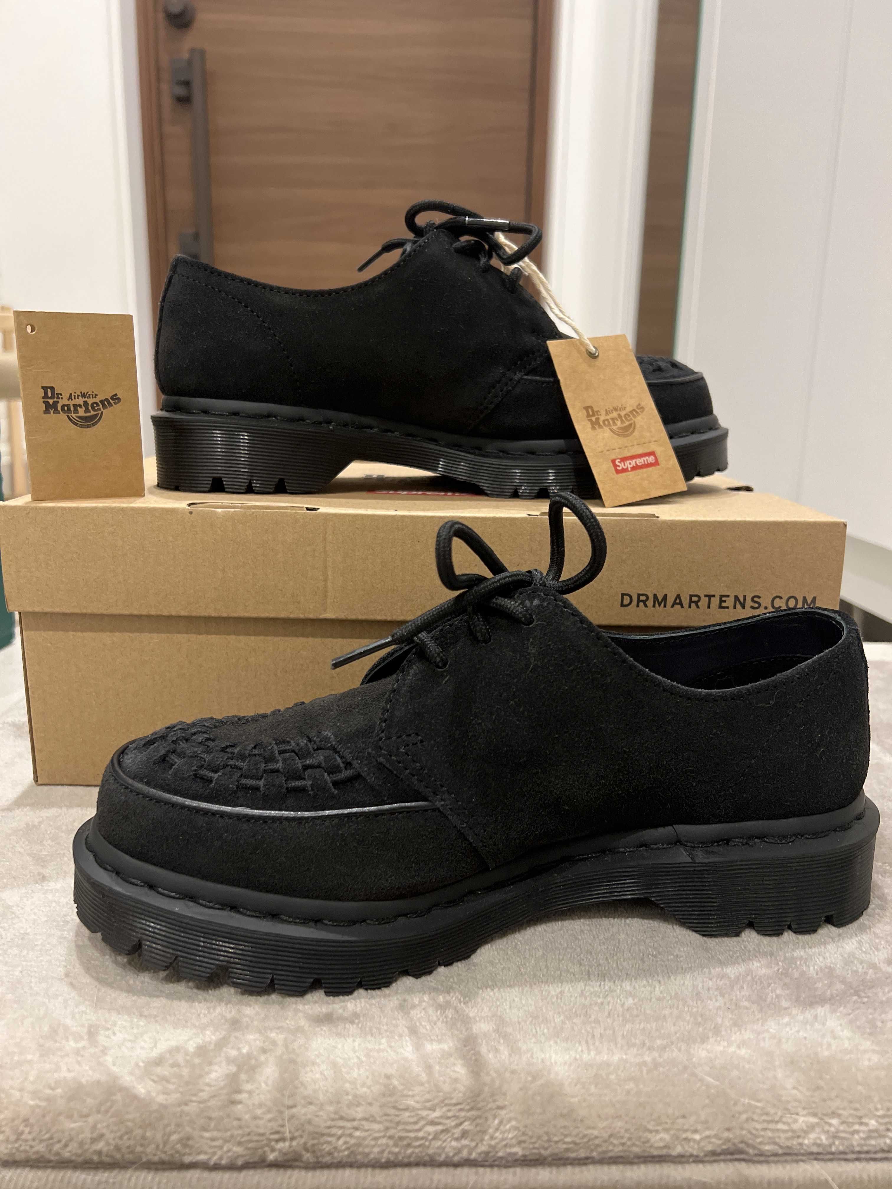 Supreme × Dr.Martens Ramsey Creeper "Black"