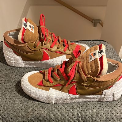 SACAI × NIKE BLAZER LOW "BRITISH TAN"