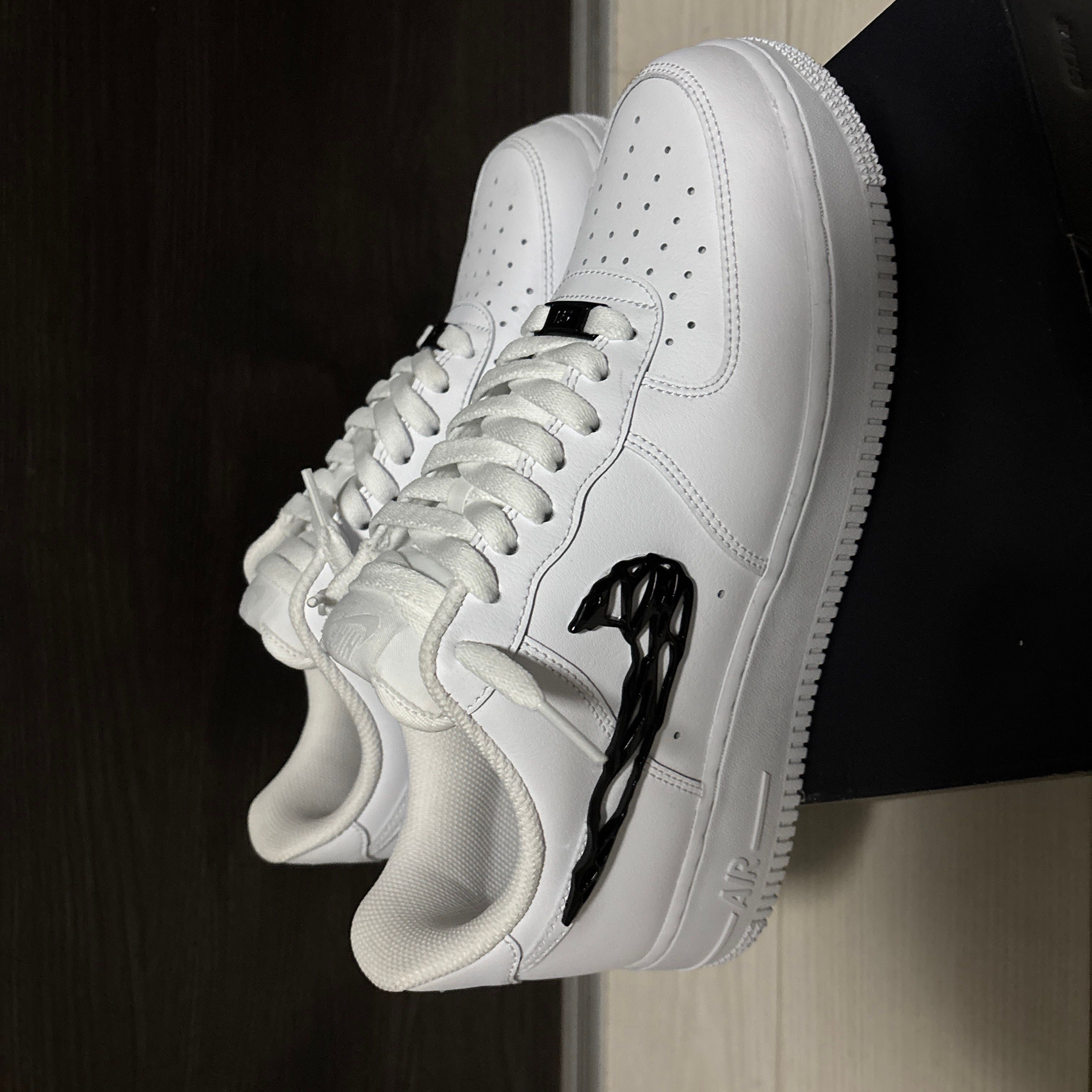 Nike Women's Air Force 1 Low '07 LX "Metal Swoosh/White/Black"
