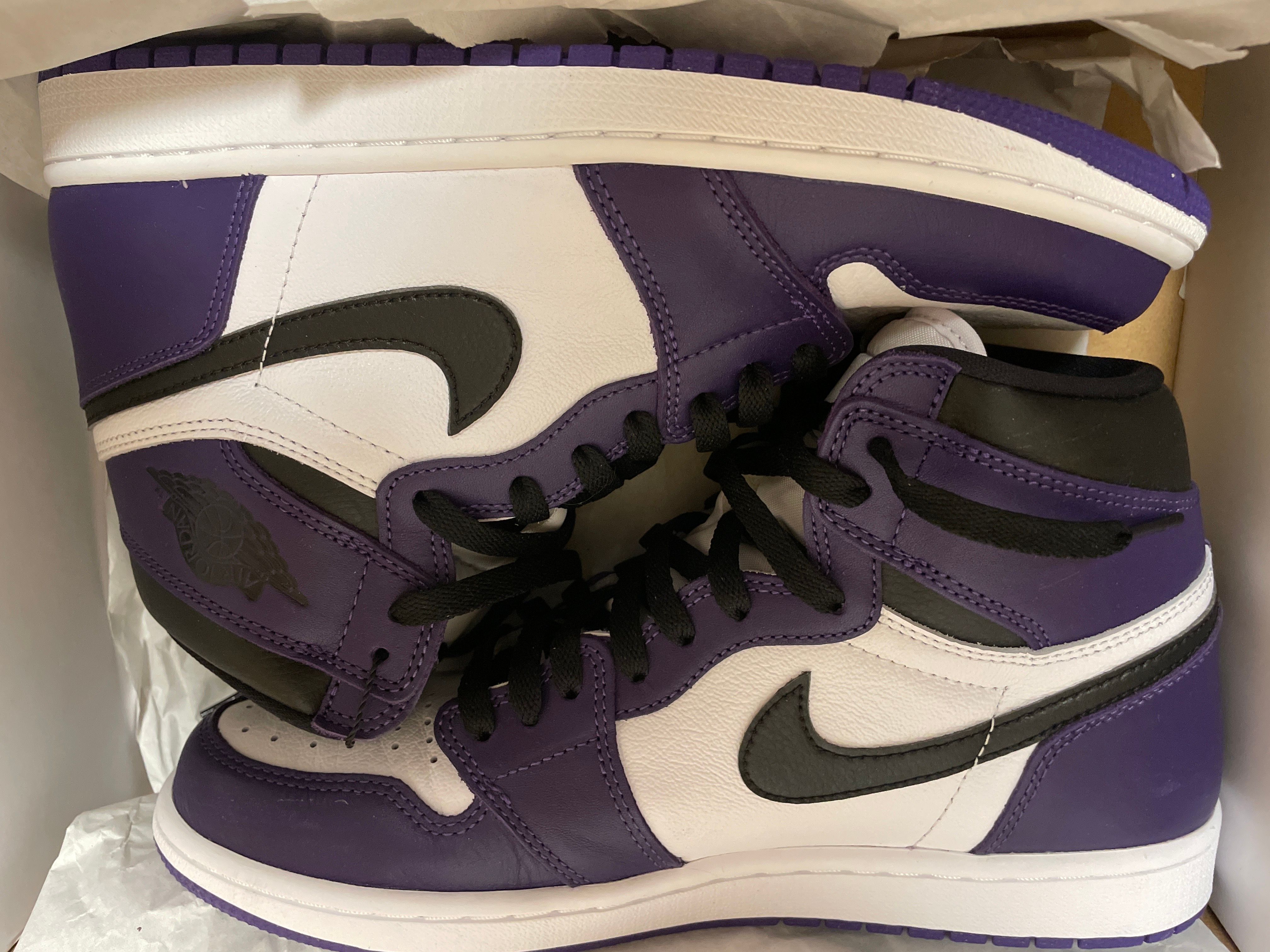 Nike Air Jordan 1 Retro High OG "Court Purple White/Black" (2020)   