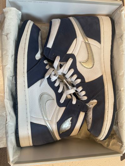Nike Air Jordan 1 High OG CO.JP "White/Midnight Navy" (2020)(ブリーフケースなし)