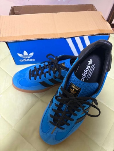 adidas Gazelle Indoor "Bright Blue/Core Black/Gum"