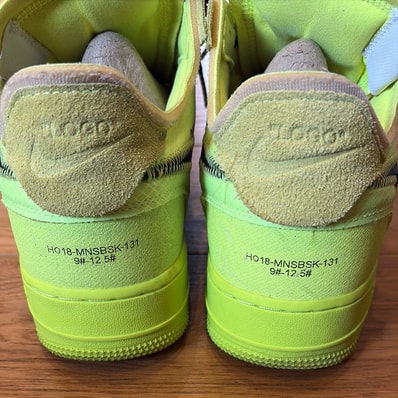 Off-White × Nike Air Force 1 Low "Volt"