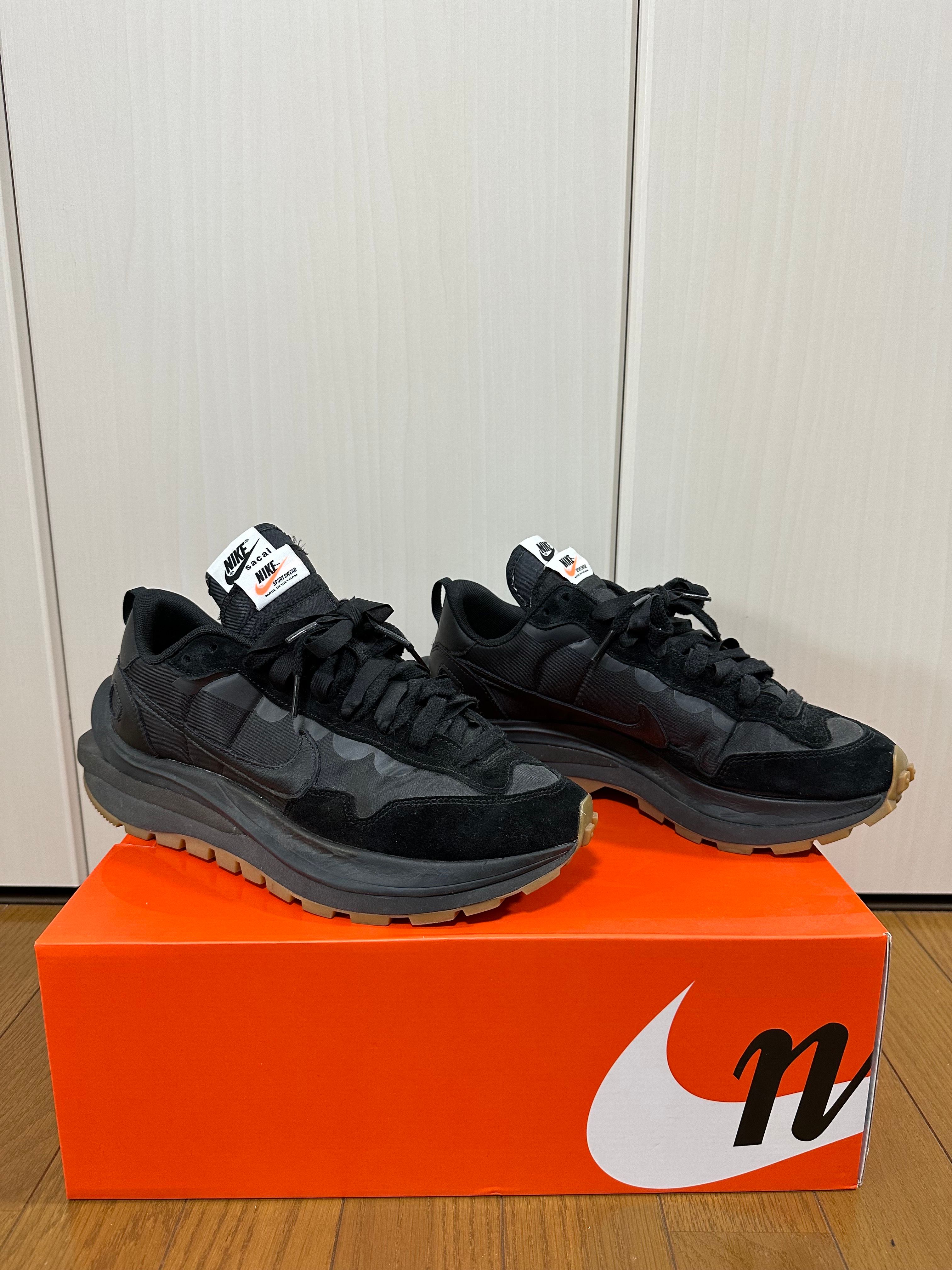 sacai × Nike VaporWaffle "Black Gum"