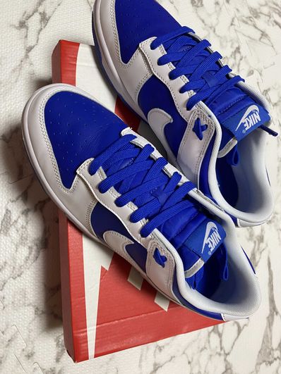 Nike Dunk Low Retro "Racer Blue and White"