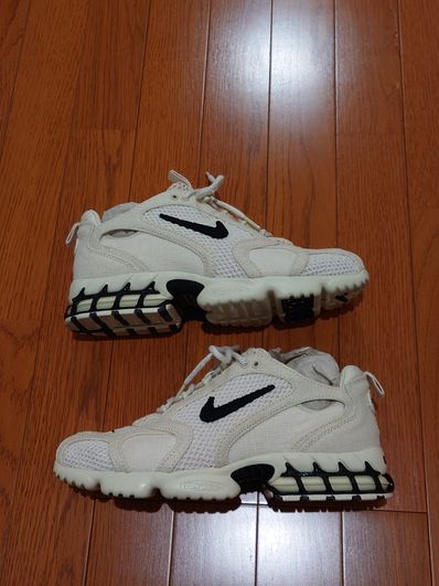 Stussy × Nike Air Zoom Spiridon CG 2 "Fossil/Black"