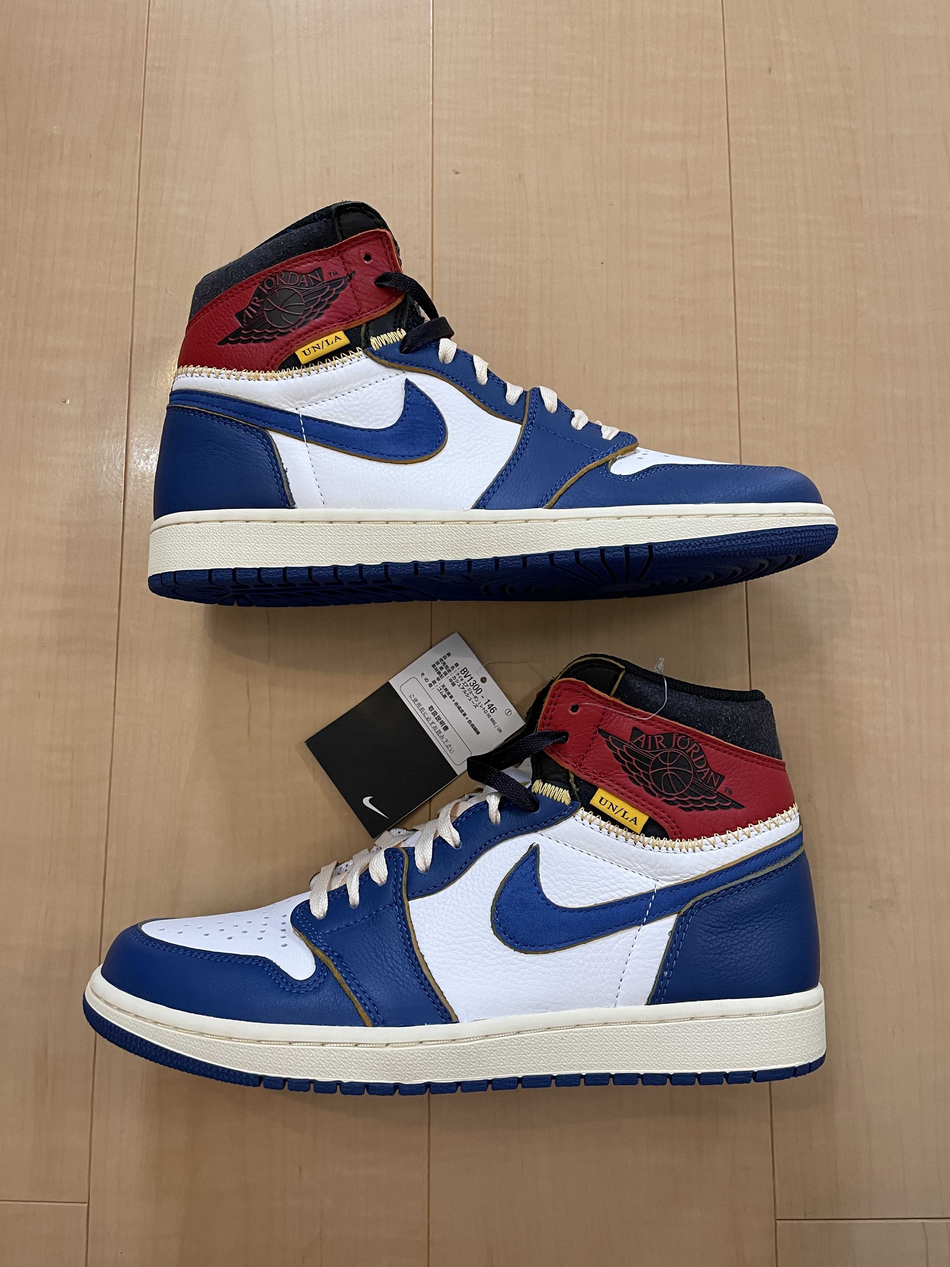 Union × Nike Air Jordan 1 Retro High OG NRG "Storm Blue/Varsity Red"