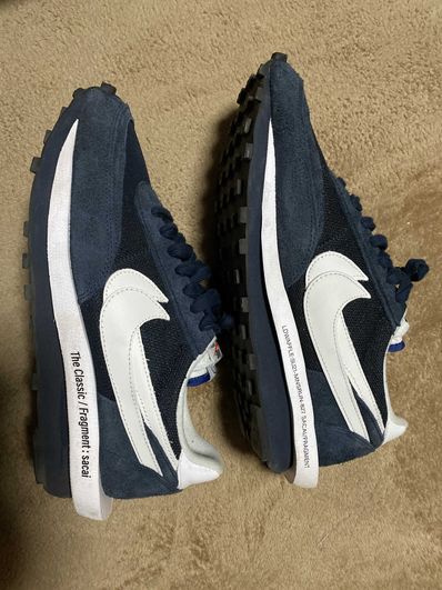 Fragment × sacai × Nike LD Waffle "Blackended Blue"