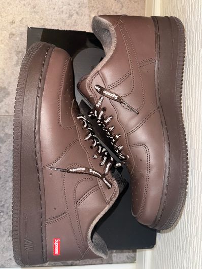 Supreme × Nike Air Force 1 Low "Baroque Brown"