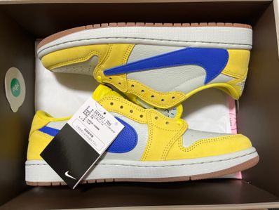 Travis Scott × Nike Women's Air Jordan 1 Retro Low OG "Canary"