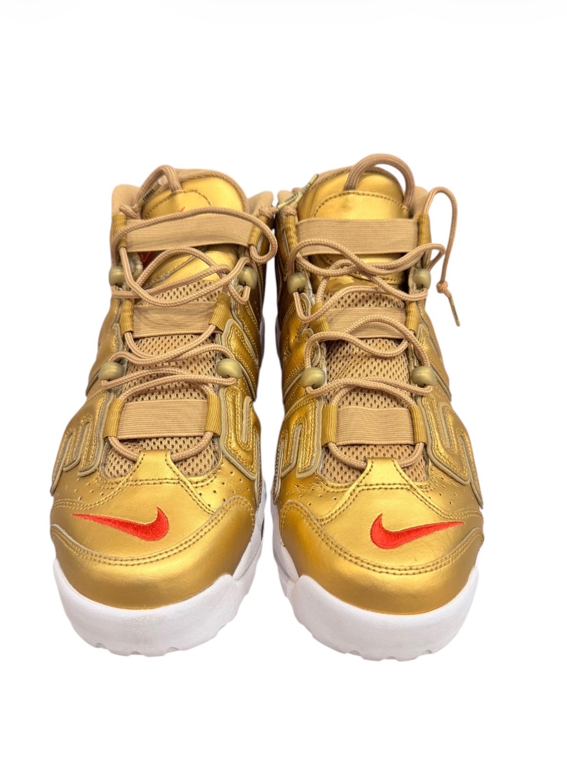 Supreme × Nike Air More Uptempo "Metallic Gold"