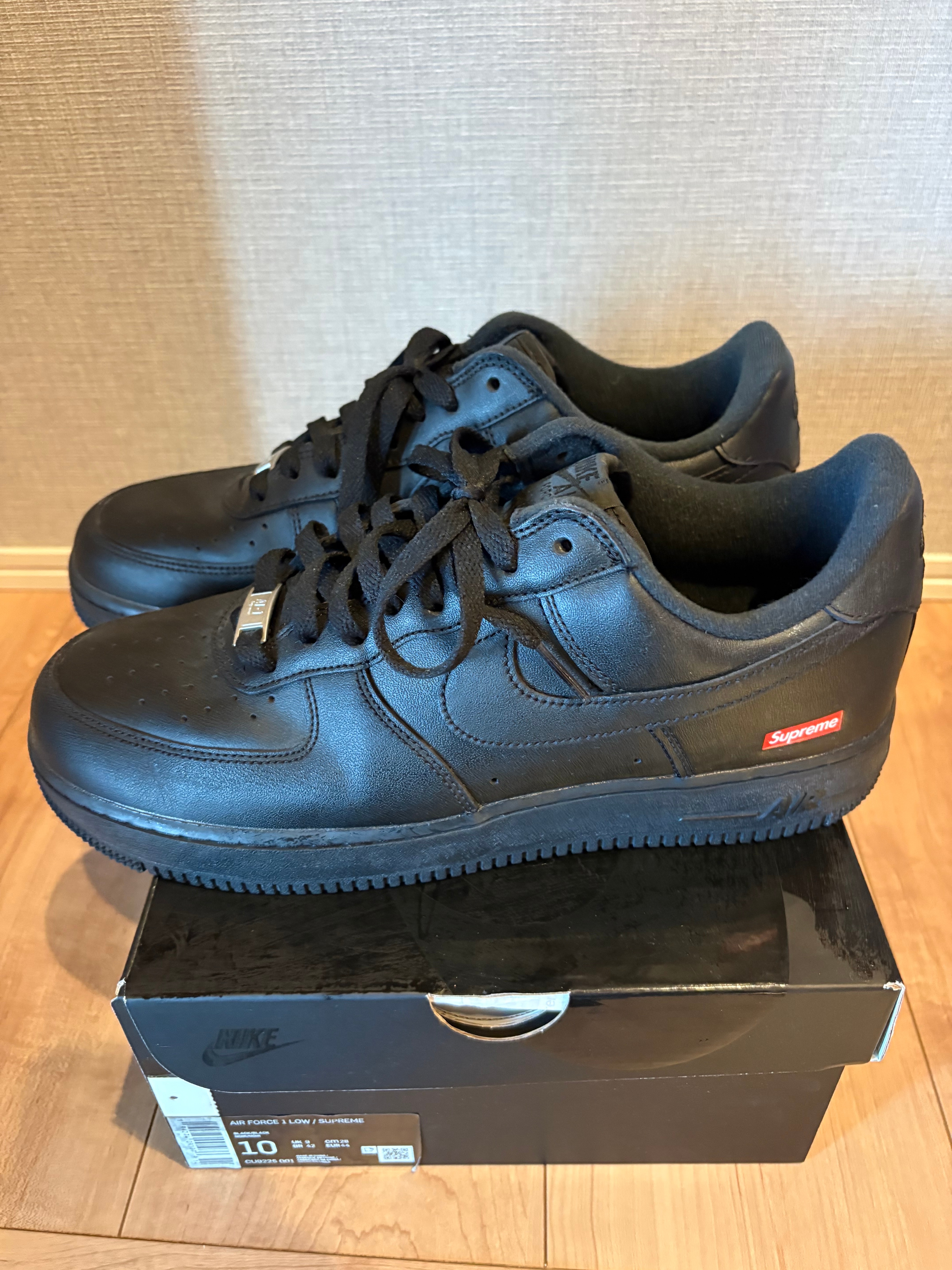 Supreme × Nike Air Force 1 Low "Black"
