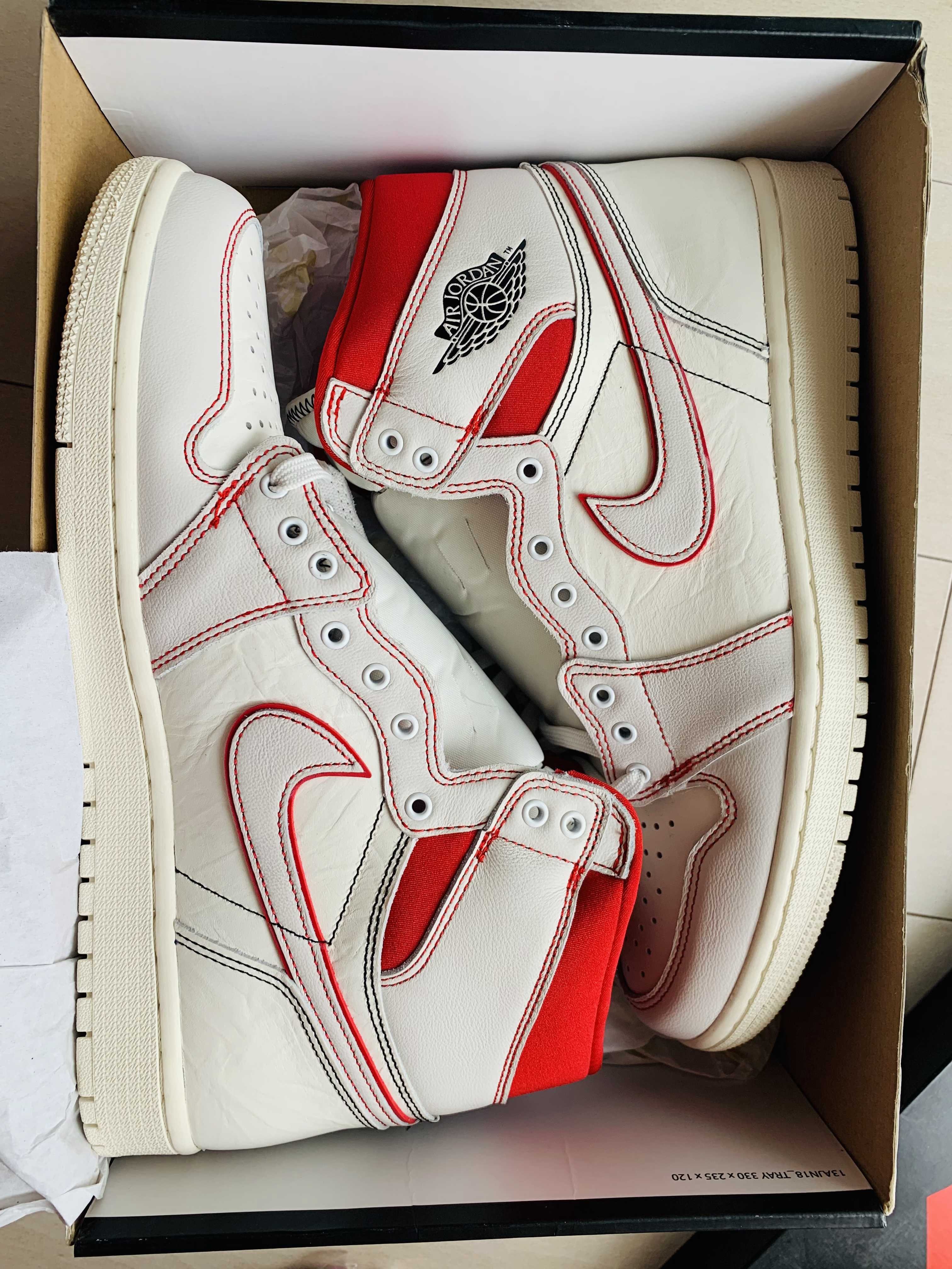 Nike Air Jordan 1 Retro High OG "Sail/University Red"     