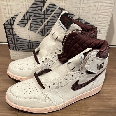 A Ma Maniere × Nike Air Jordan 1 Retro High OG "Sail and Burgundy"