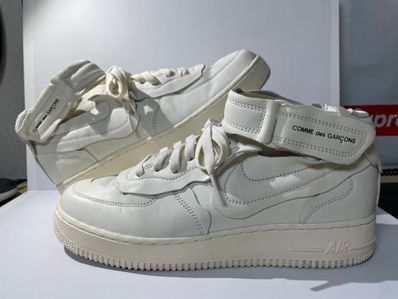 COMME des GARCONS × Nike Air Force 1 Mid "White"