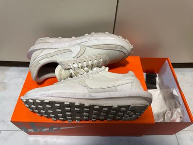 sacai × Nike LDV Waffle "Triple White"