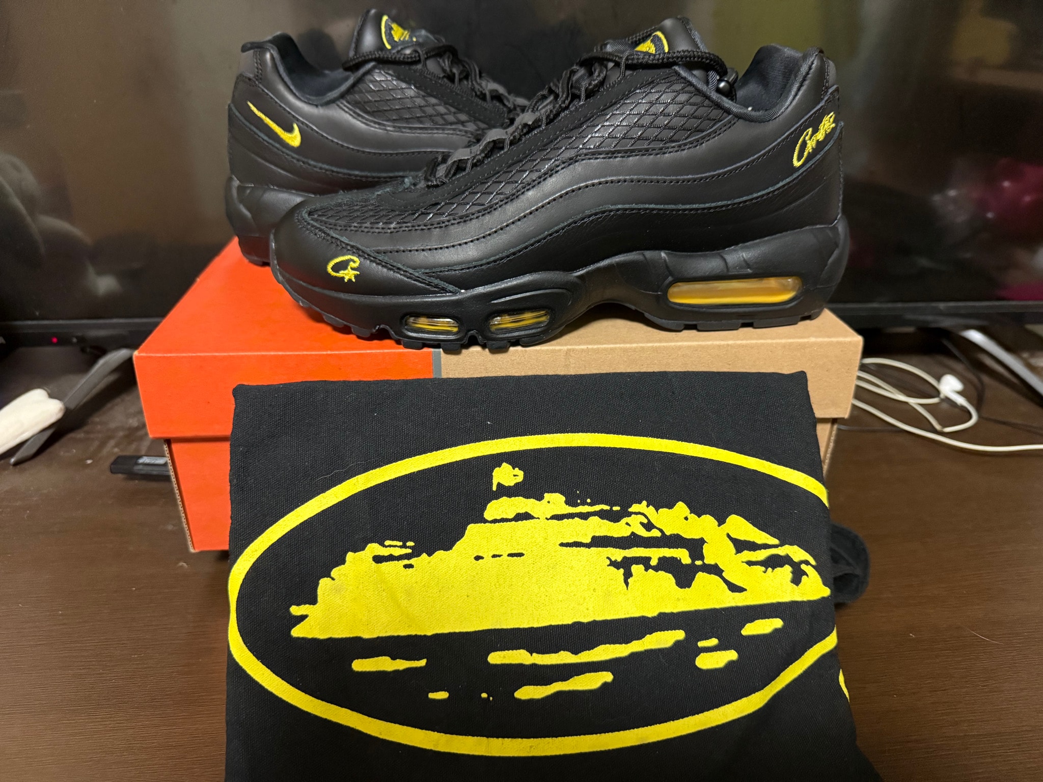 Corteiz × Nike Air Max 95 "Black and Tour Yellow"