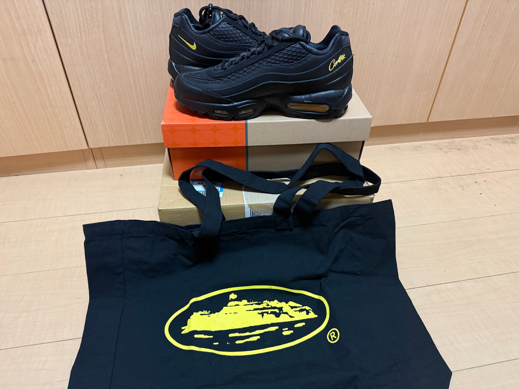 Corteiz × Nike Air Max 95 "Black and Tour Yellow"