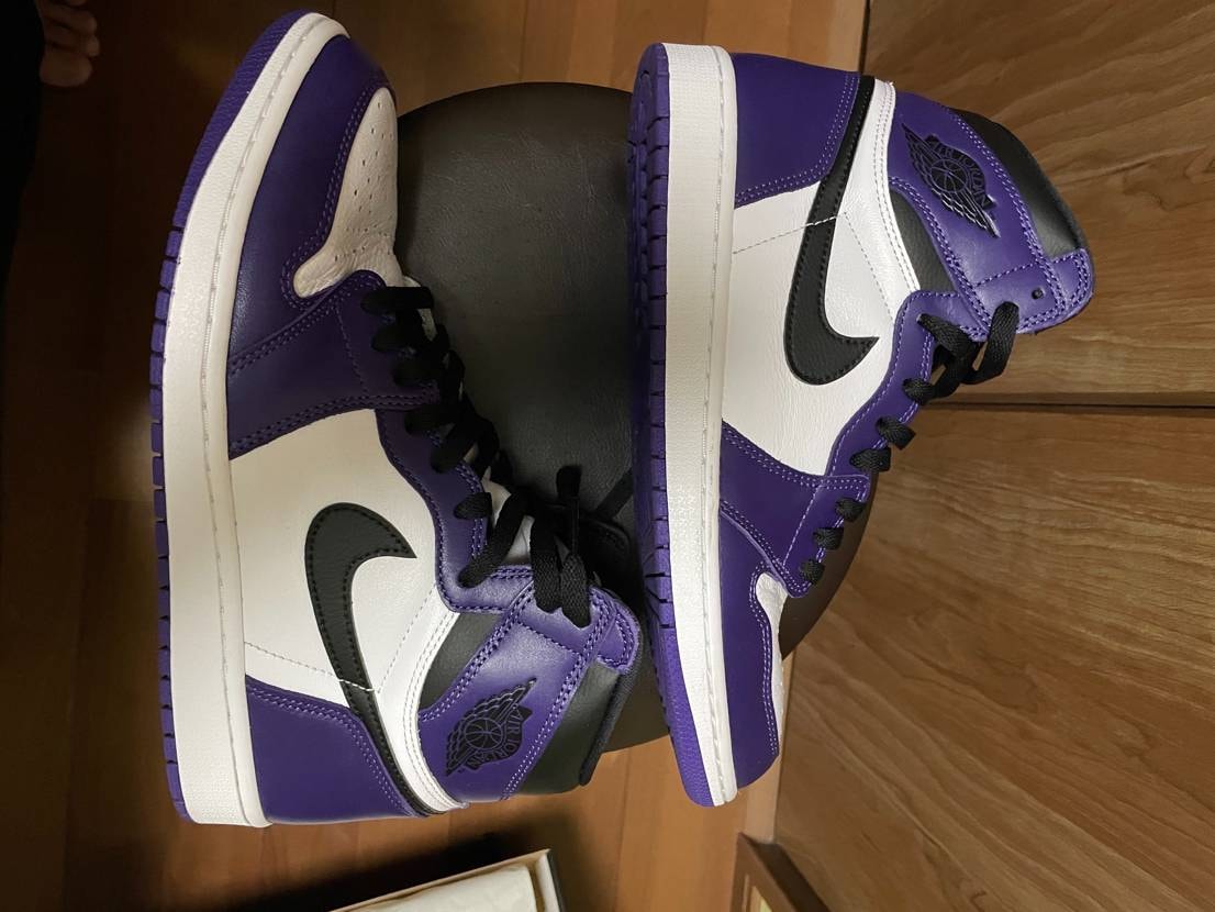 Nike Air Jordan 1 Retro High OG "Court Purple White/Black" (2020)   