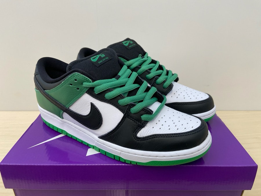 Nike SB Dunk Low Pro "Black and Classic Green"