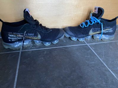 Off-White × Nike Air Vapormax "Black/Total Orange/Clear"