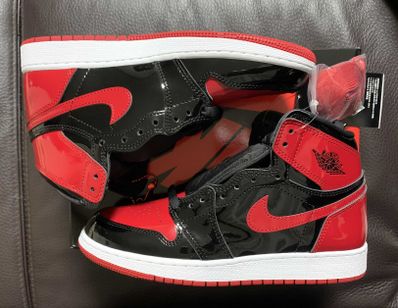 Nike GS Air Jordan 1 High OG "Patent Bred"