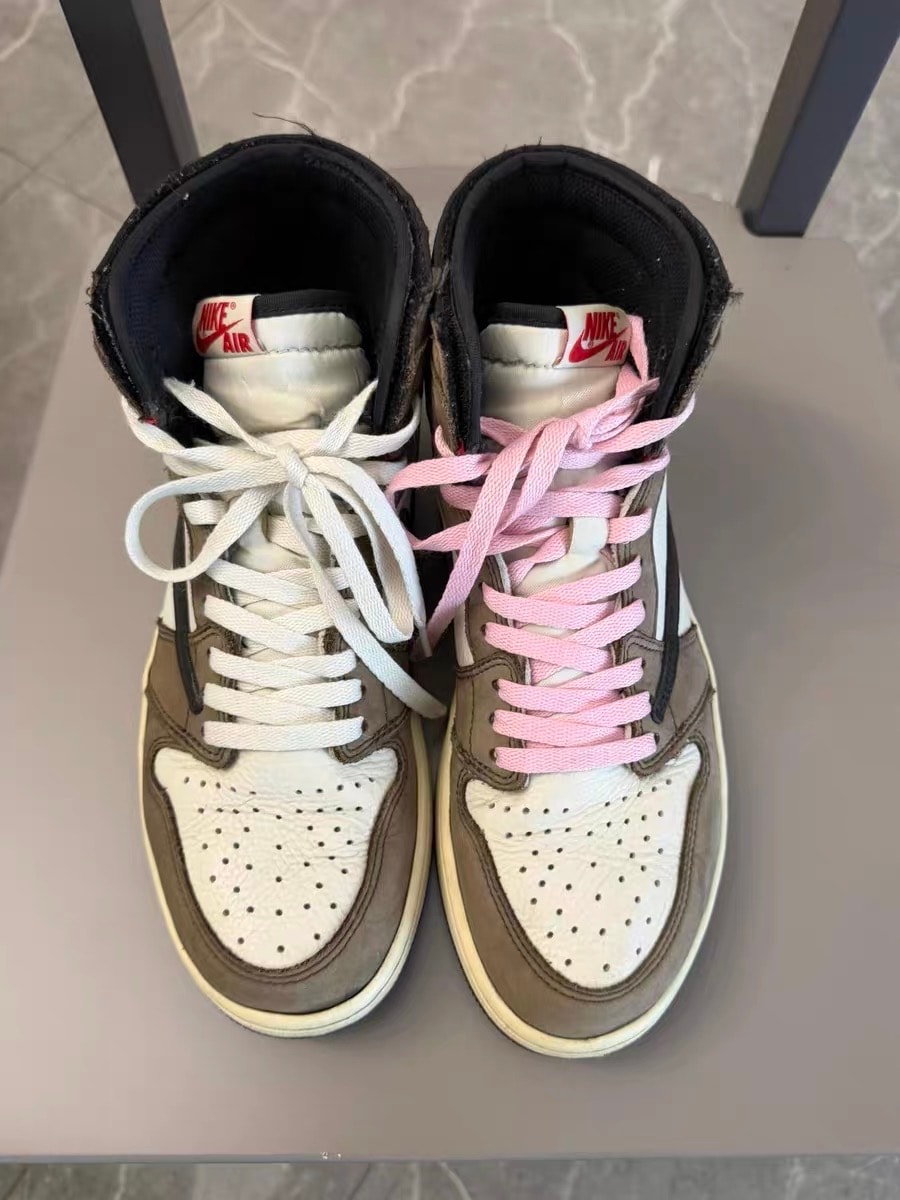 Travis Scott × Nike Air Jordan 1 Retro High OG TS SP "Sail/Dark Mocha"