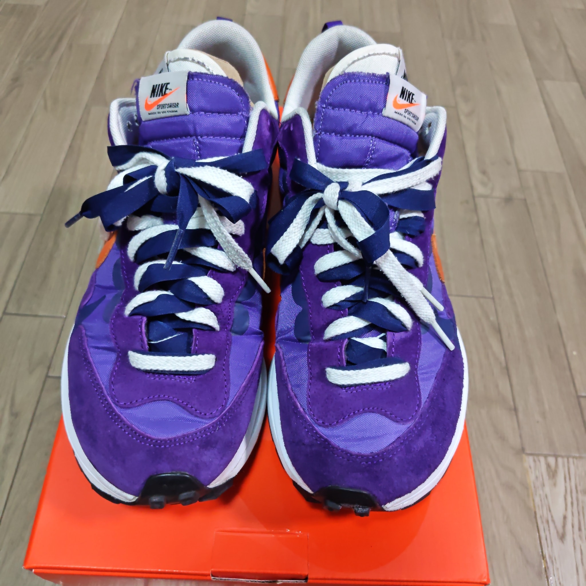 sacai × Nike Vapor Waffle "Dark Iris"