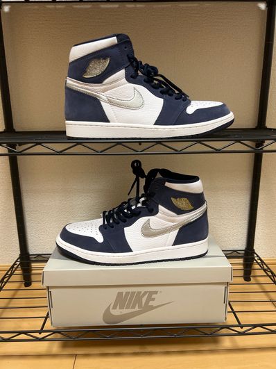 Nike Air Jordan 1 High OG CO.JP "White/Midnight Navy" (2020)(ブリーフケースなし)