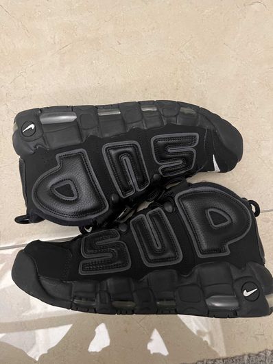 Supreme × Nike Air More Uptempo "Black"