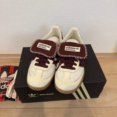 Wales Bonner × adidas Samba Pony Tonal Low "Cream White/Mystery Brown"