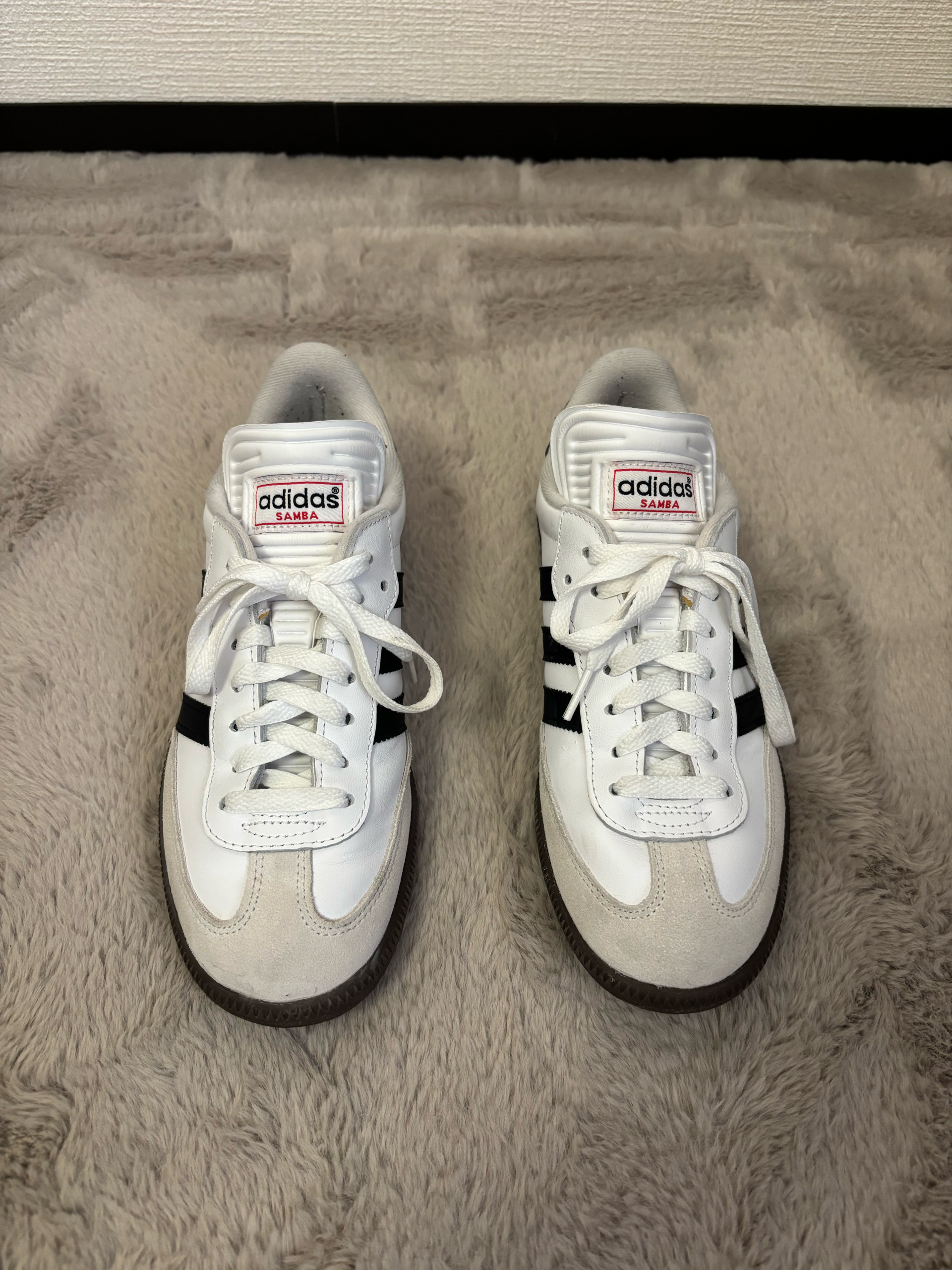 adidas Samba "Footwear White/Core Black/Vivid Red"