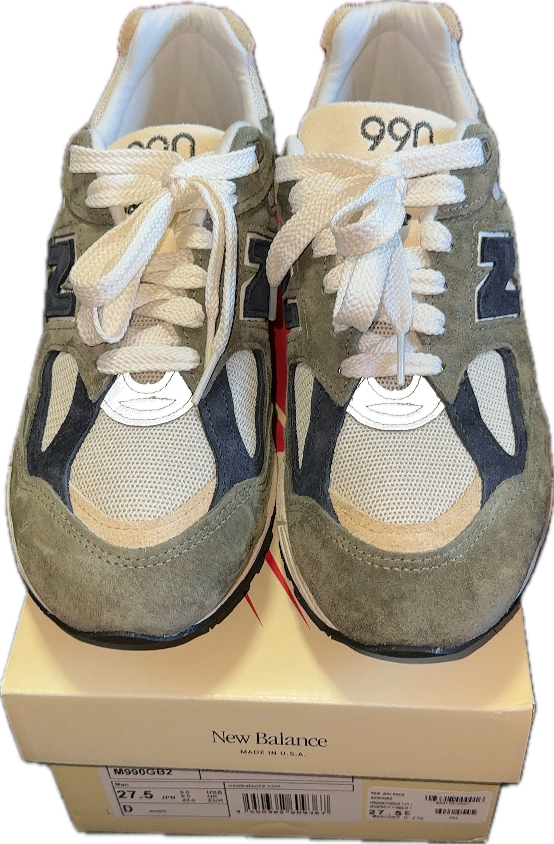 New Balance 990V2 "Olive Suede"