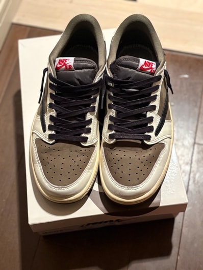 Travis Scott × Nike Air Jordan 1 Low OG SP "Reverse Olive"