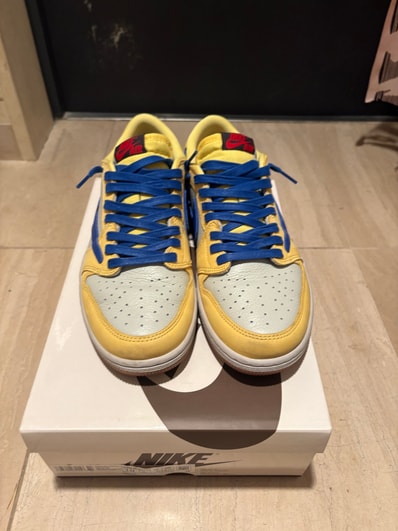 Travis Scott × Nike Women's Air Jordan 1 Retro Low OG "Canary"